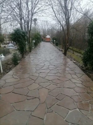 سنگ لاشه پیاده رو