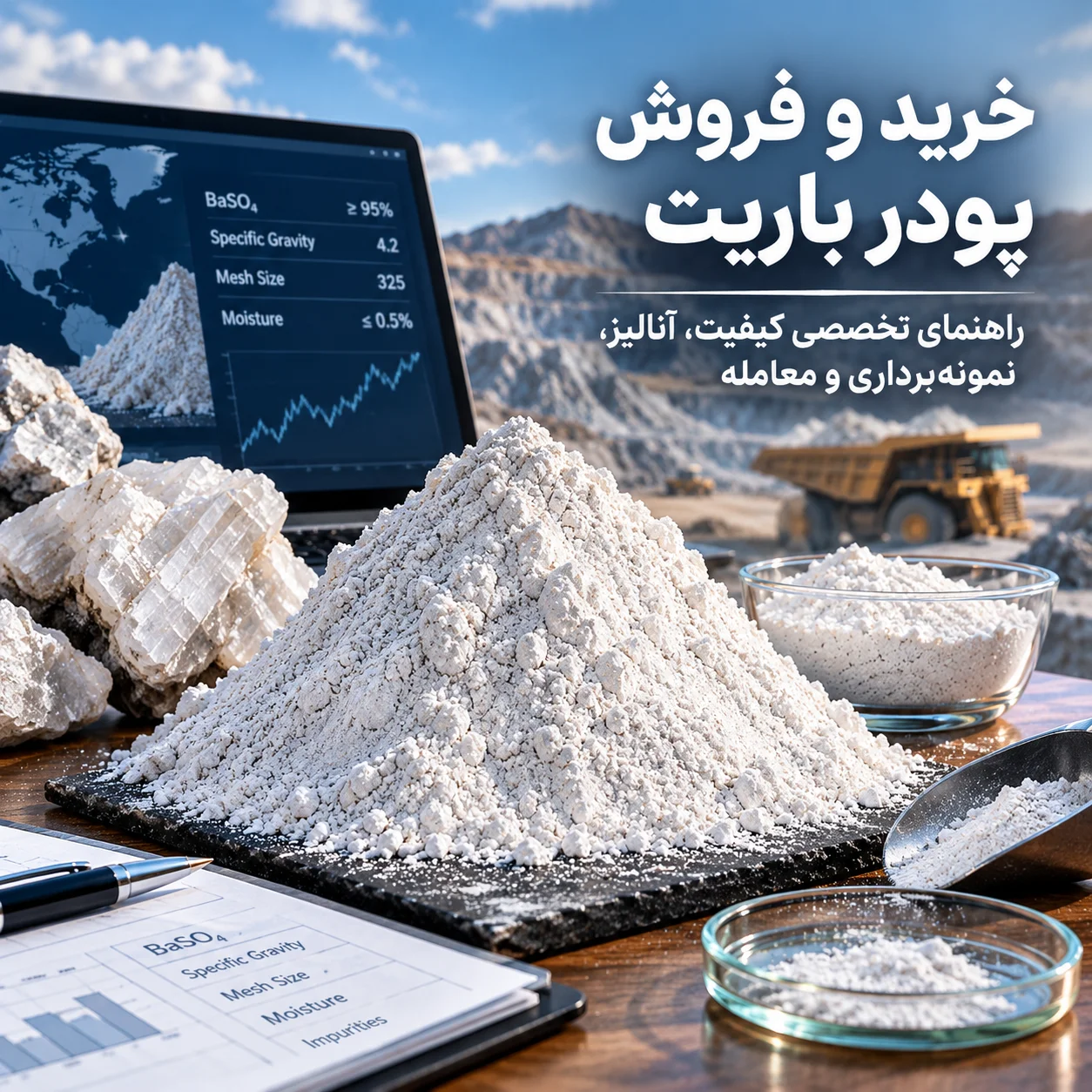 خرید و فروش پودر باریت