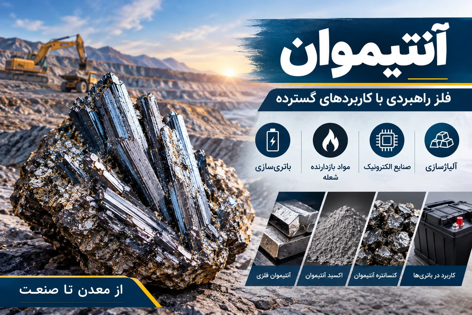 کاربردهای آنتیموان