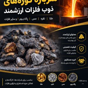فروش سرباره کوره های ذوب فلزات ارزشمند