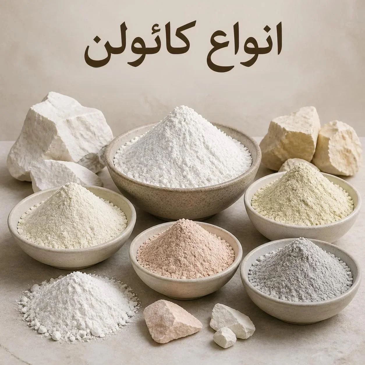 انواع کائولن