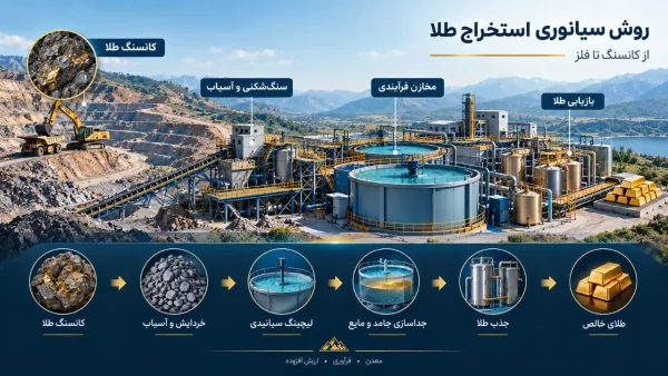 روش سیانوری استخراج طلا چیست؟